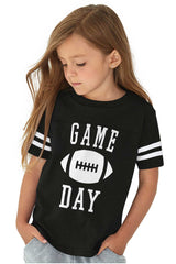 Game Day Toddler Football Jersey Tee-Direct To Garment Print-Brisco Baby