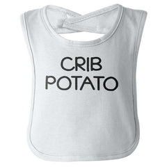 Crib Potato Infant Baby Bib-Direct To Garment Print-Brisco Baby