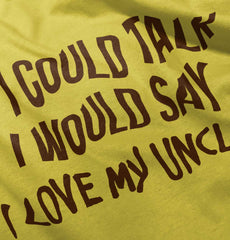 I Love My Uncle Toddler Romper Bodysuit-Direct To Garment Print-Brisco Baby