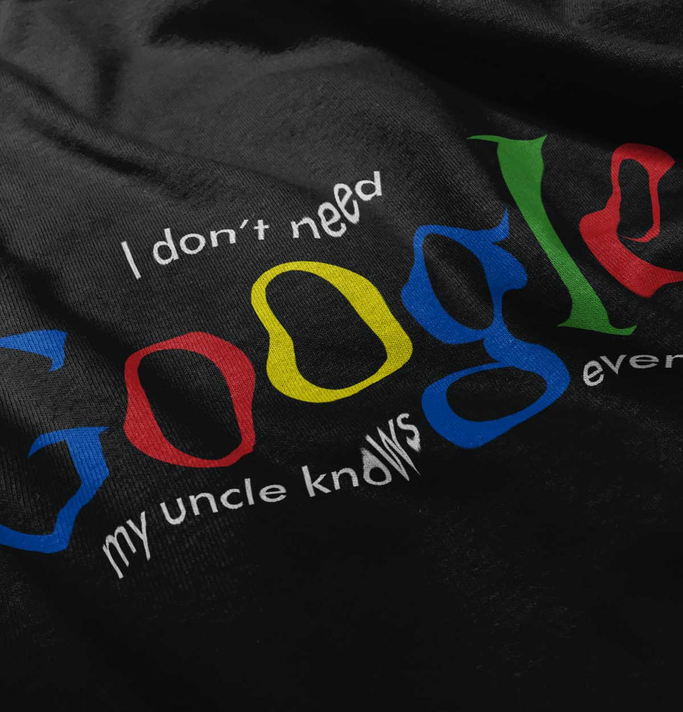 Google Uncle Infant Toddler T Shirt-Direct To Garment Print-Brisco Baby