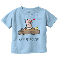 Eating Sand Infant Toddler T Shirt-Direct To Garment Print-Brisco Baby