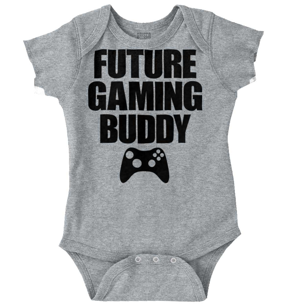 Future Gaming Buddy Romper Bodysuit-Direct To Garment Print-Brisco Baby