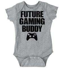 Future Gaming Buddy Romper Bodysuit-Direct To Garment Print-Brisco Baby
