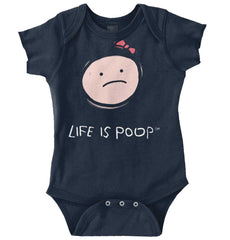 Girl Logo Romper Bodysuit-Direct To Garment Print-Brisco Baby
