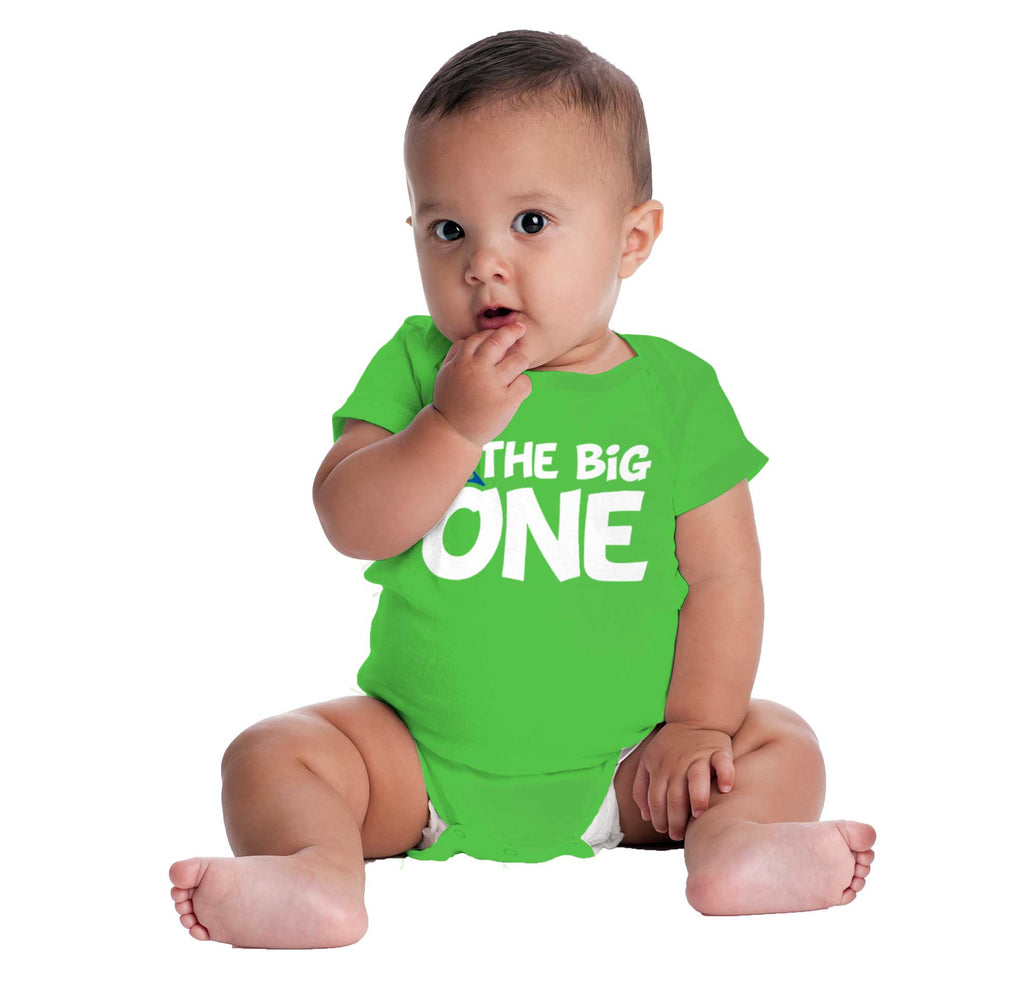 Big One Romper Bodysuit-Direct To Garment Print-Brisco Baby