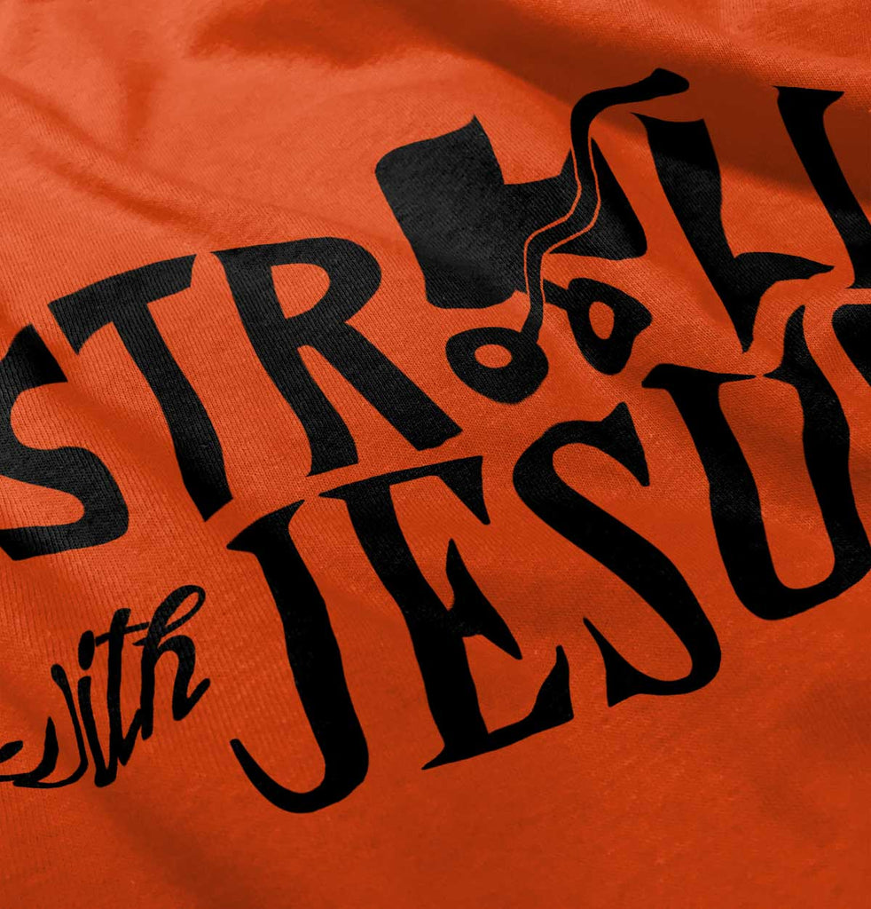 Stroll With Jesus Infant Toddler T Shirt-Direct To Garment Print-Brisco Baby