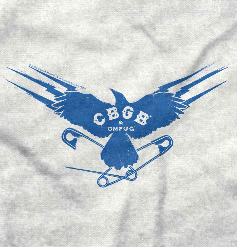 Eagle CBGB Infant Toddler T Shirt-Direct To Garment Print-Brisco Baby