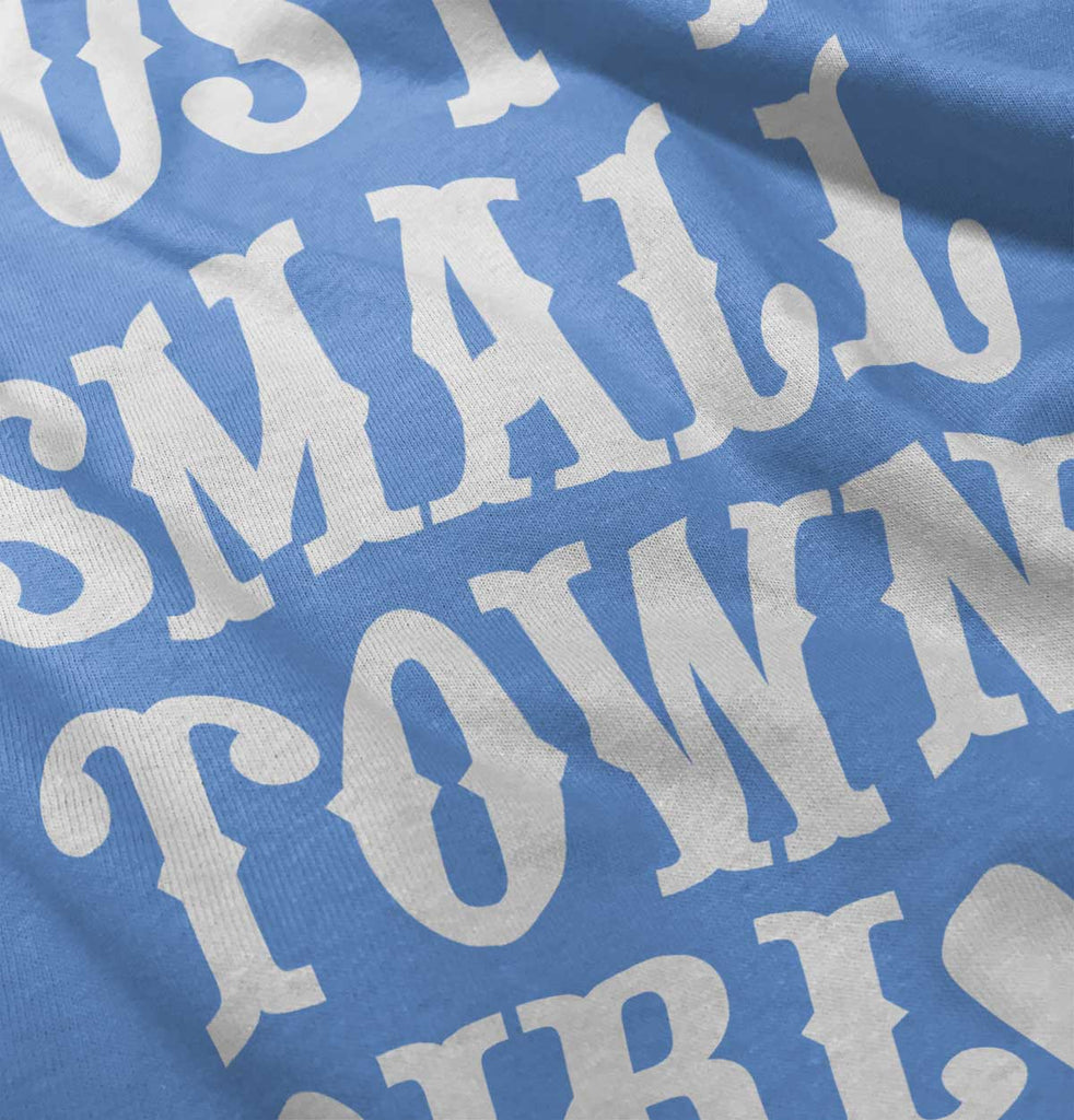 Small Town Girl Toddler Baseball-Direct To Garment Print-Brisco Baby