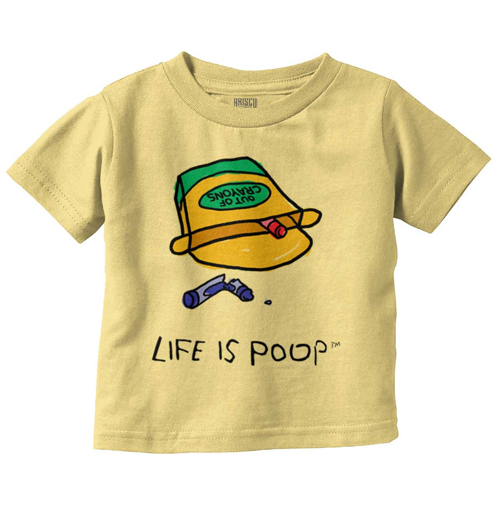 Out of Crayons Infant Toddler T Shirt-Direct To Garment Print-Brisco Baby