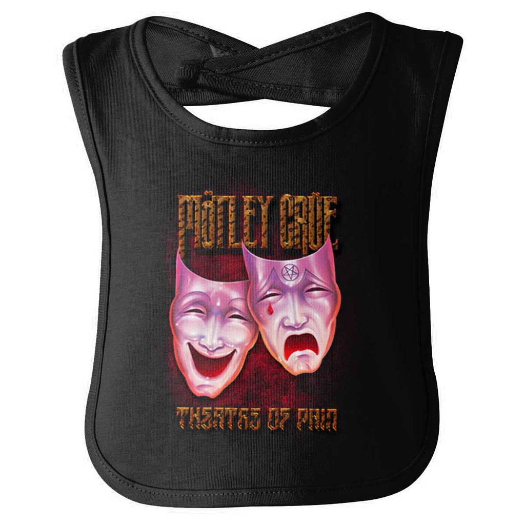 Theatre of Pain Infant Baby Bib-Direct To Garment Print-Brisco Baby