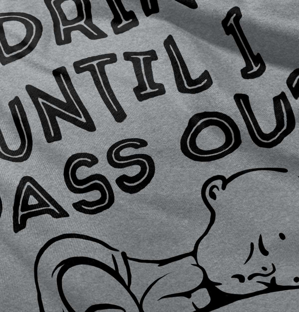 Until I Pass Out Romper Bodysuit-Direct To Garment Print-Brisco Baby