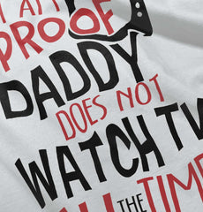 Couch Potato Dad Romper Bodysuit-Direct To Garment Print-Brisco Baby