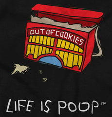 Out of Cookies Infant Toddler T Shirt-Direct To Garment Print-Brisco Baby