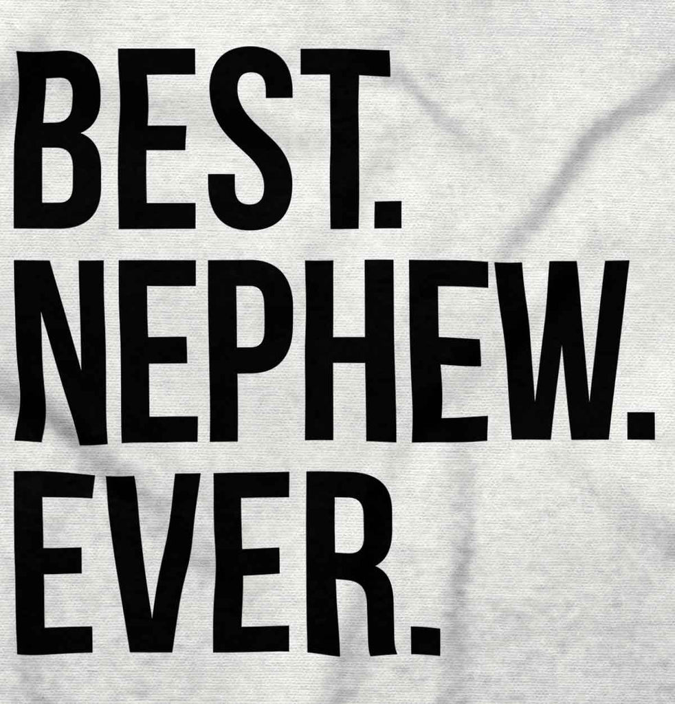 Best Nephew Ever Infant Baby Bib-Direct To Garment Print-Brisco Baby