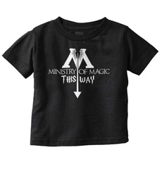 Ministry Of Magic Infant Toddler T Shirt-Direct To Garment Print-Brisco Baby