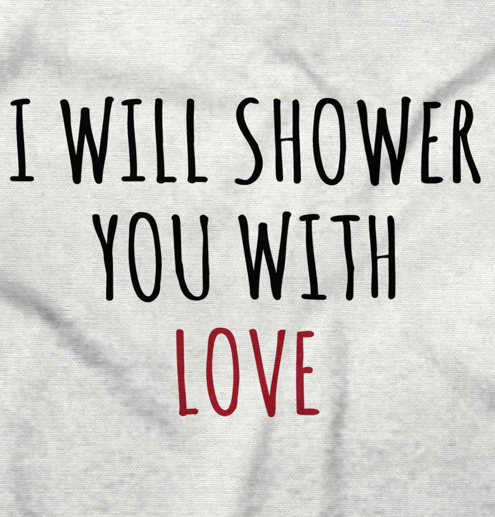 Shower With Love Romper Bodysuit-Direct To Garment Print-Brisco Baby