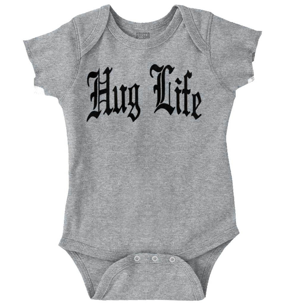 Hug Life Romper Bodysuit-Direct To Garment Print-Brisco Baby