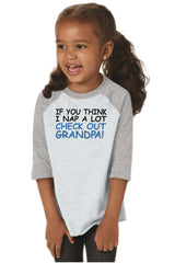 Check Out Grandpa Toddler Baseball-Direct To Garment Print-Brisco Baby