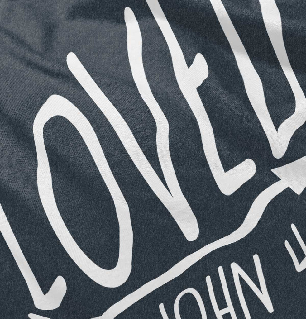 Loved Football Romper Bodysuit-Direct To Garment Print-Brisco Baby