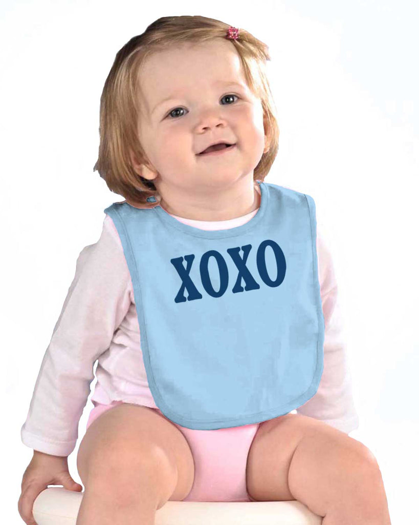 XOXO Infant Baby Bib-Direct To Garment Print-Brisco Baby