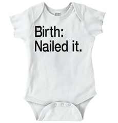 Nailed It Romper Bodysuit-Direct To Garment Print-Brisco Baby