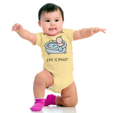 Poop in Bath Romper Bodysuit-Direct To Garment Print-Brisco Baby