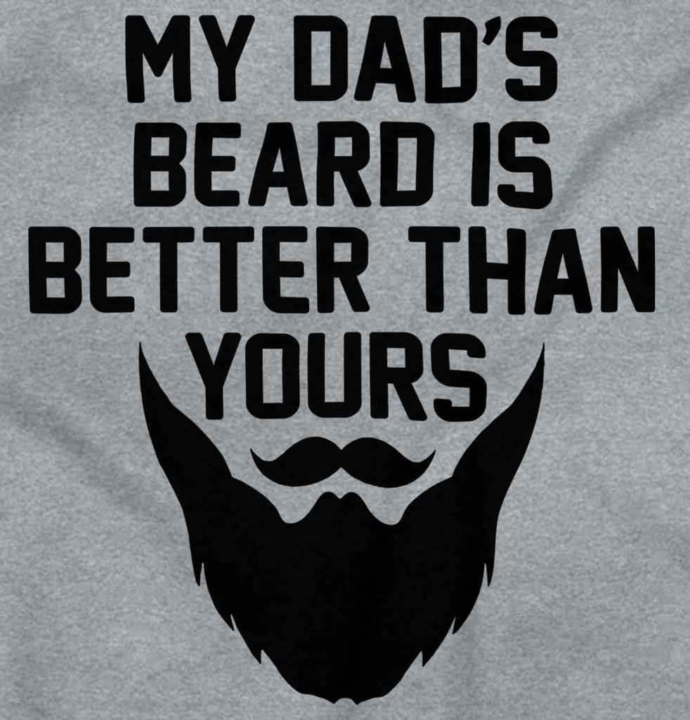 Dad's Beard Romper Bodysuit-Direct To Garment Print-Brisco Baby