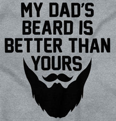 Dad's Beard Romper Bodysuit-Direct To Garment Print-Brisco Baby