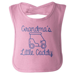 Grandma's Little Caddy Infant Baby Bib-Direct To Garment Print-Brisco Baby