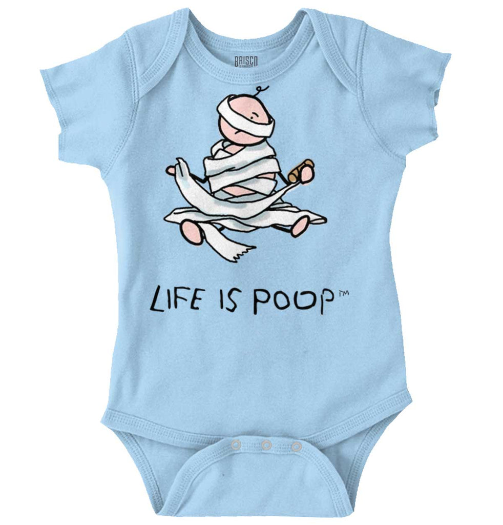 Baby Toilet Paper Romper-Direct To Garment Print-Brisco Baby