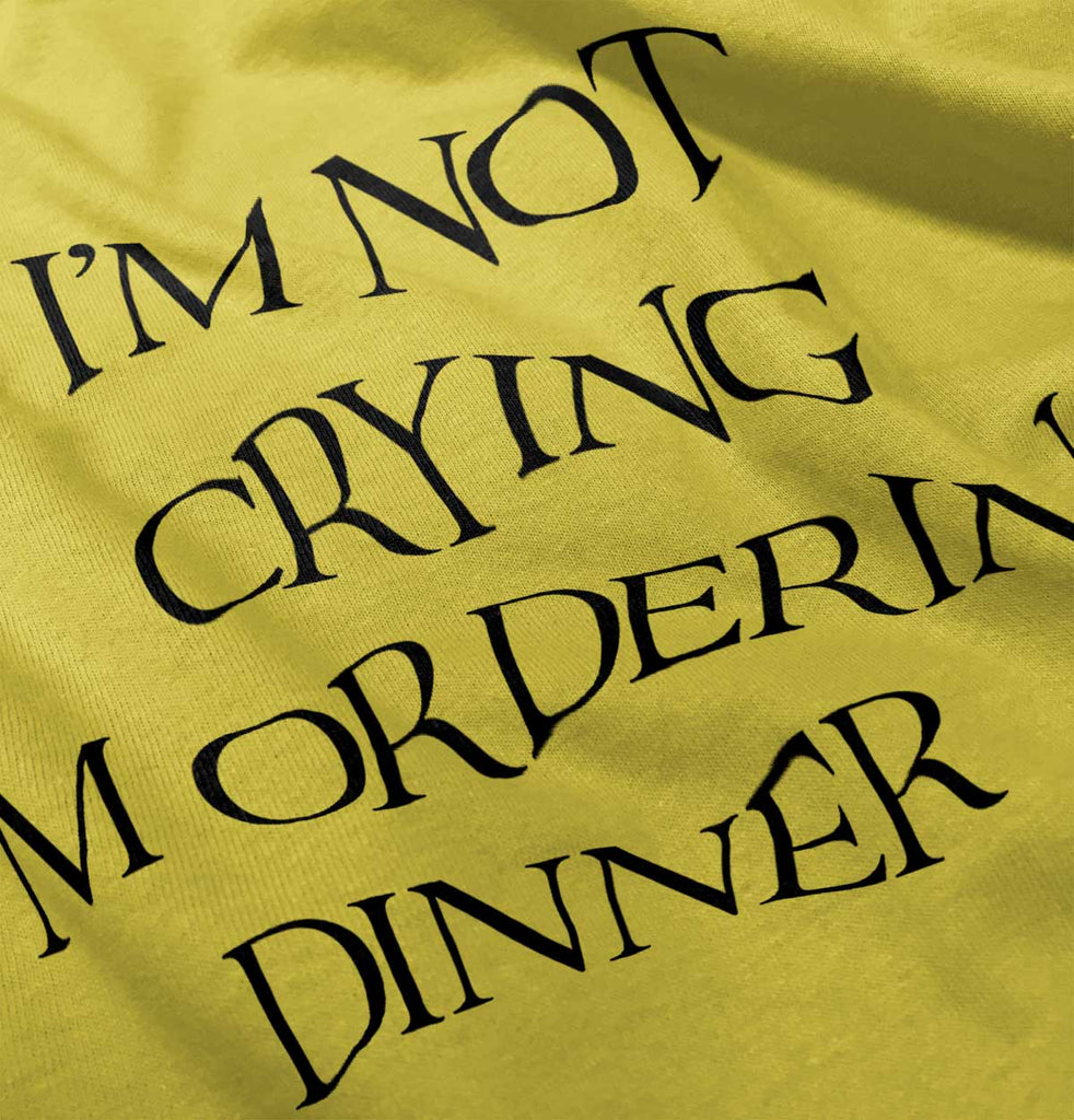 I'm Not Crying Romper Bodysuit-Direct To Garment Print-Brisco Baby