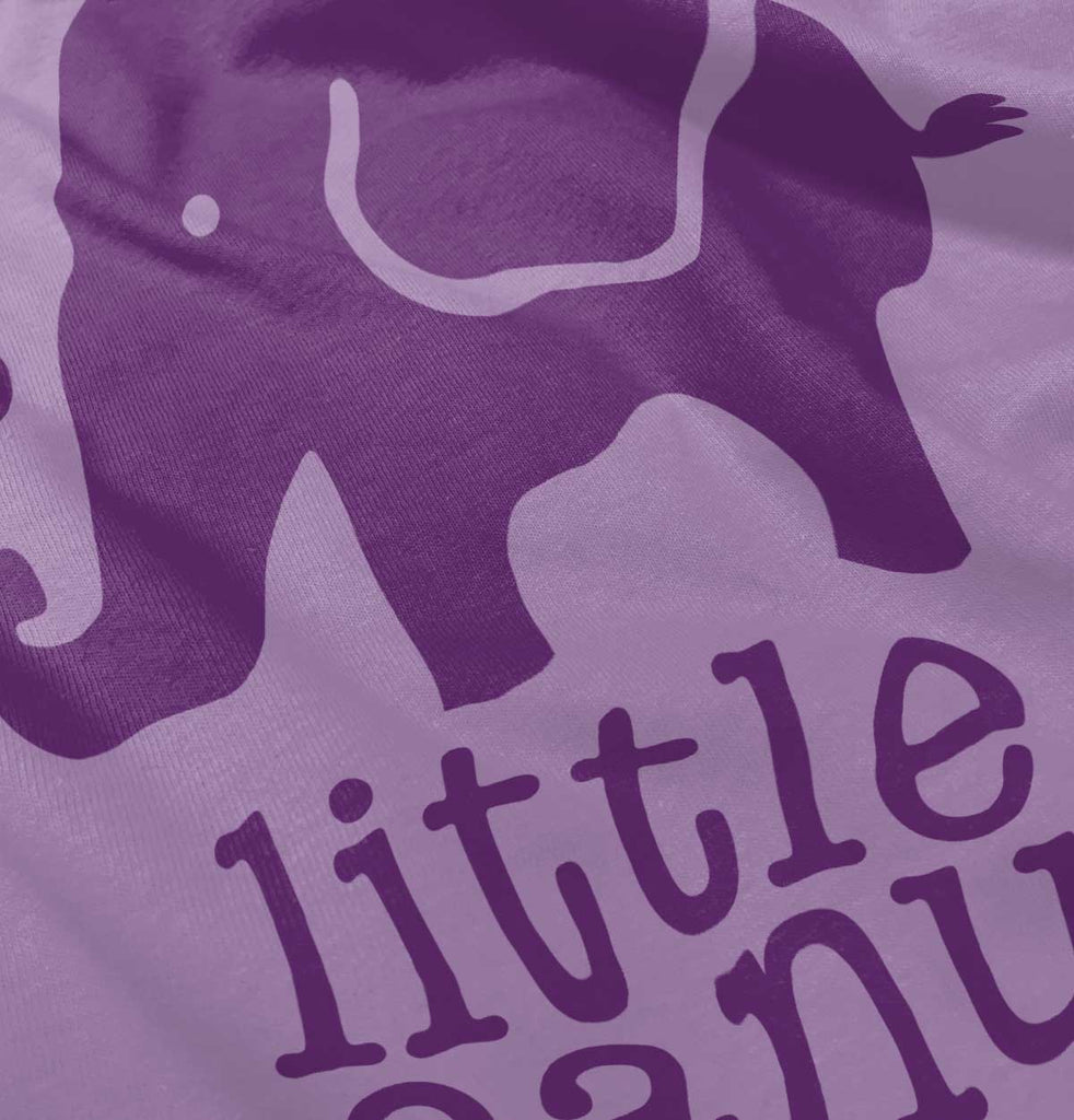 Elephant Peanut Baby Ruffled Trim Romper-Direct To Garment Print-Brisco Baby