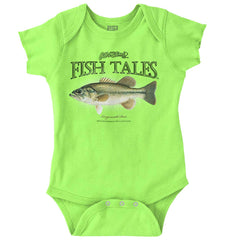 Largemouth Bass Fish Romper Bodysuit-Direct To Garment Print-Brisco Baby