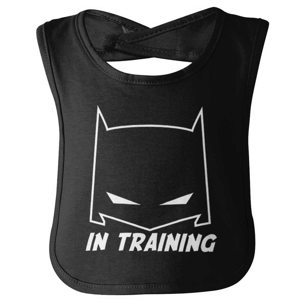 Batbaby In Training Infant Baby Bib-Direct To Garment Print-Brisco Baby