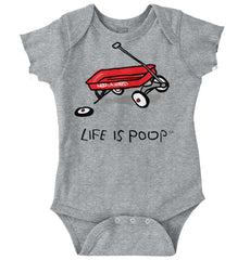 Broken Wagon Romper-Direct To Garment Print-Brisco Baby