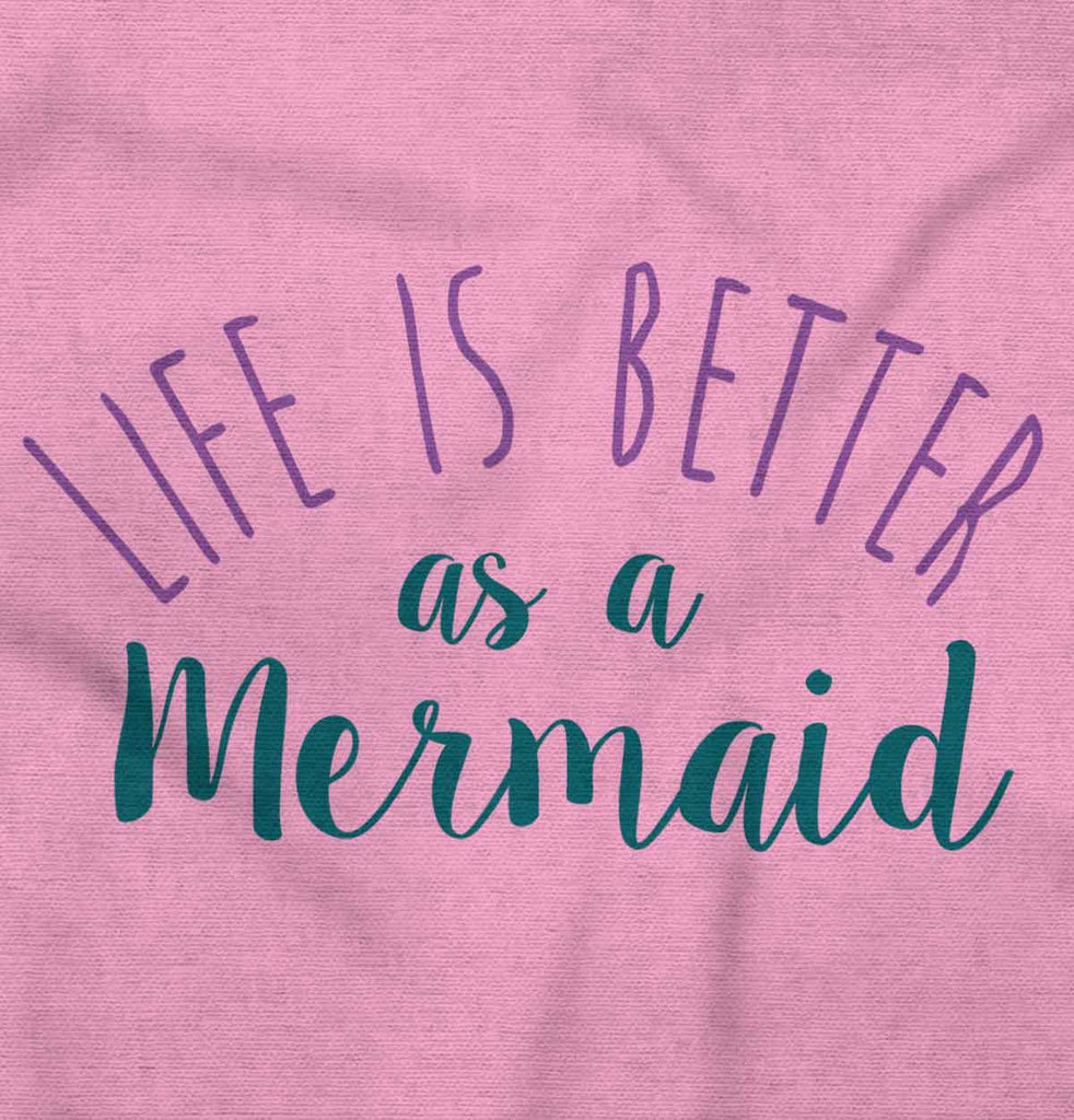 Mermaid Life Infant Baby Bib-Direct To Garment Print-Brisco Baby