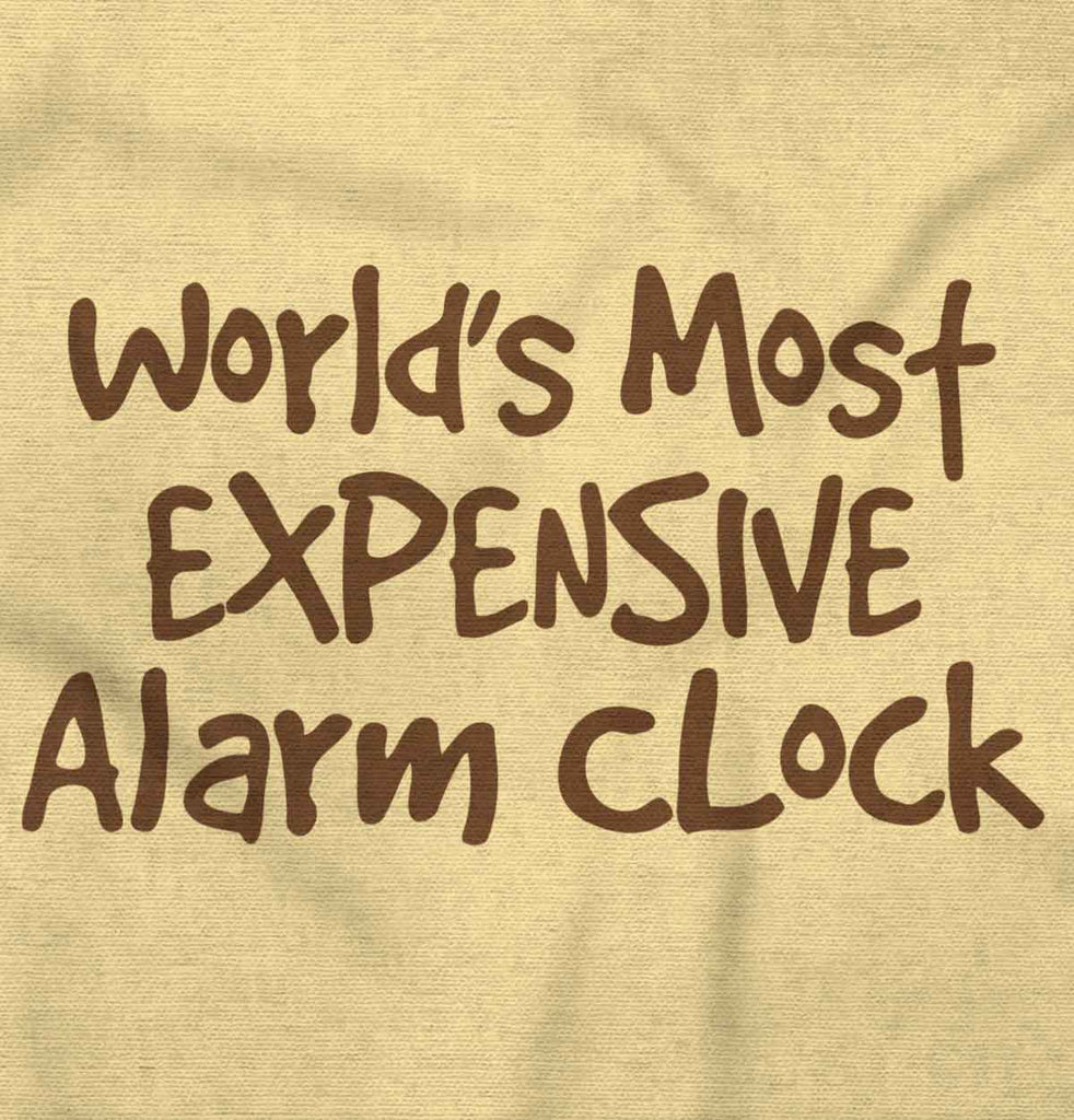 Alarm Clock Romper Bodysuit-Direct To Garment Print-Brisco Baby