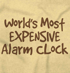 Alarm Clock Romper Bodysuit-Direct To Garment Print-Brisco Baby