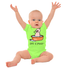 Eating Soap Romper-Direct To Garment Print-Brisco Baby