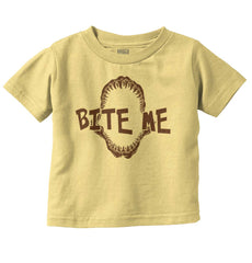 Bite Me Infant Toddler T Shirt-Direct To Garment Print-Brisco Baby