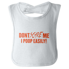 Don't Scare me Infant Baby Bib-Direct To Garment Print-Brisco Baby