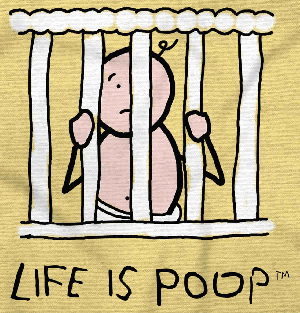 Jail Crib Infant Toddler T Shirt-Direct To Garment Print-Brisco Baby