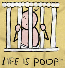 Jail Crib Infant Toddler T Shirt-Direct To Garment Print-Brisco Baby