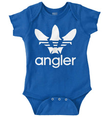 Angler Romper Bodysuit-Direct To Garment Print-Brisco Baby