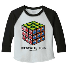 Totally 80s Toddler Baseball-Direct To Garment Print-Brisco Baby