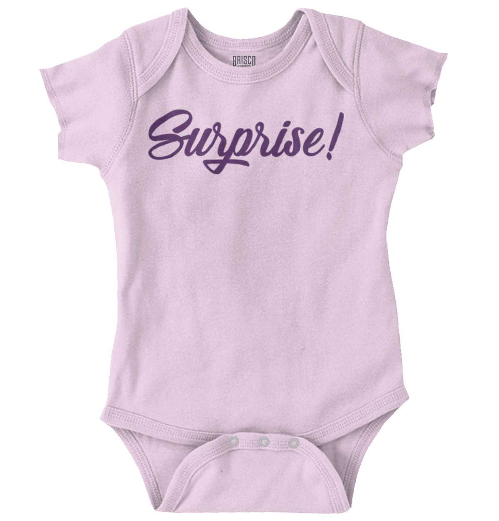 Surprise! Romper Bodysuit-Direct To Garment Print-Brisco Baby