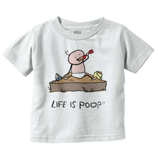 Eating Sand Infant Toddler T Shirt-Direct To Garment Print-Brisco Baby