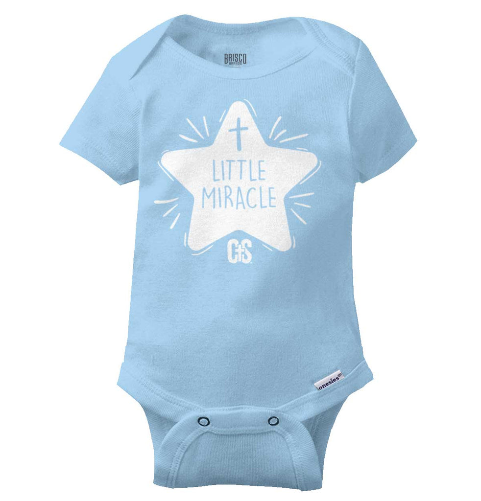 Little Miracle Gerber Onesie-Direct To Garment Print-Brisco Baby