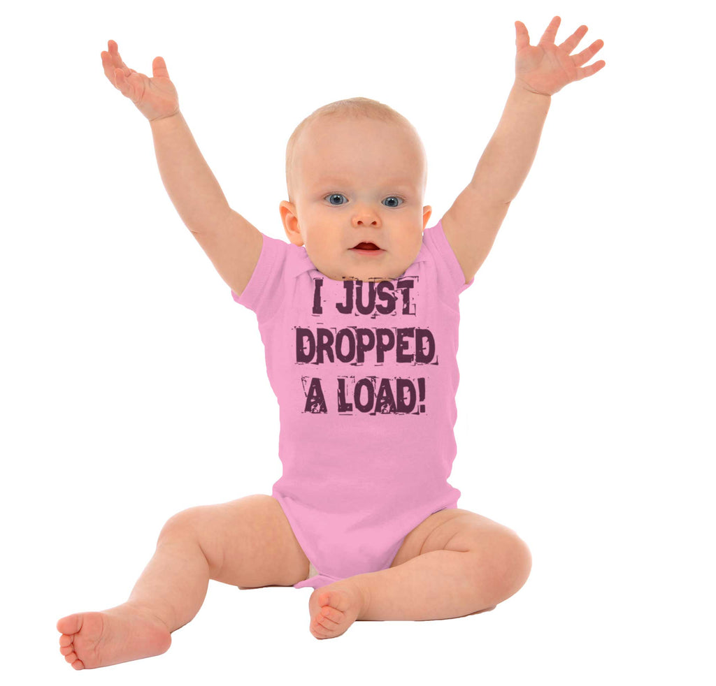 Dropped Load Romper Bodysuit-Direct To Garment Print-Brisco Baby