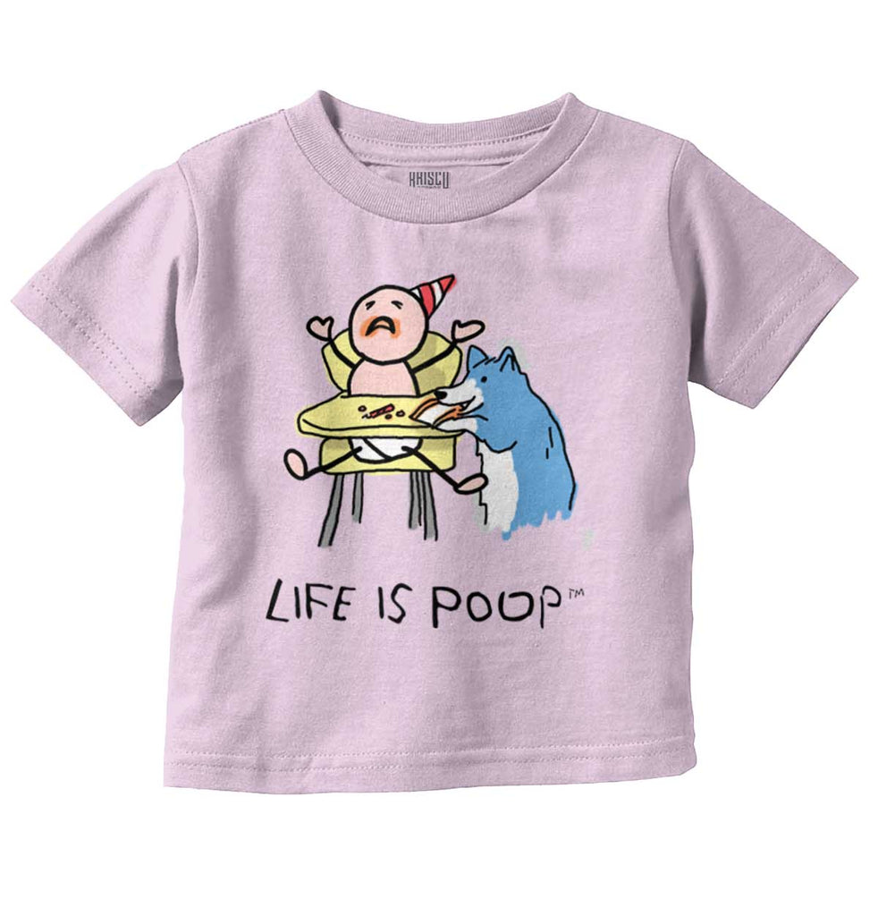Dog Baby Food Infant Toddler T Shirt-Direct To Garment Print-Brisco Baby